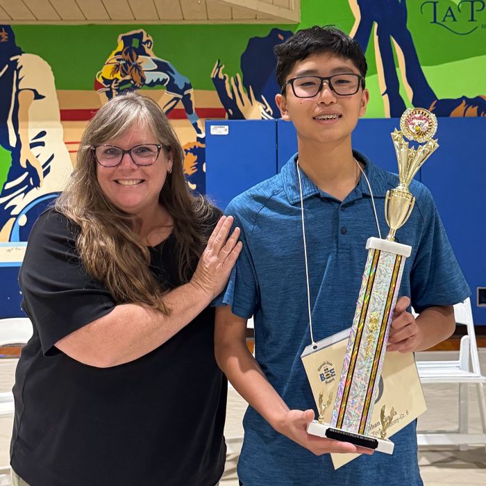 Ethan I. WINS state spelling bee